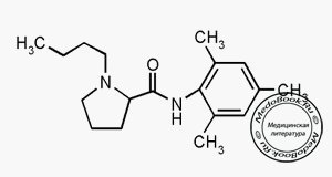 Химическая формула местного анестетика пиромекаина