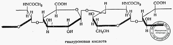 Пространственная химическая формула гиалуроновой кислоты