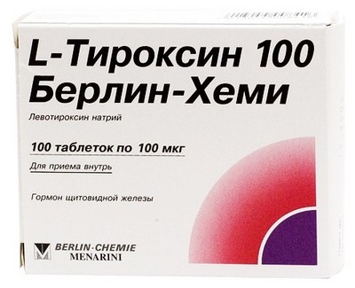 L-тироксин - препарат для заместительной терапии зоба эндемического