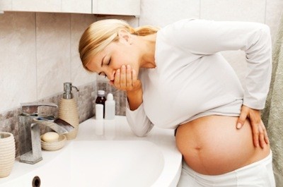 Токсикоз беременных - частая причина мозговой формы тошноты