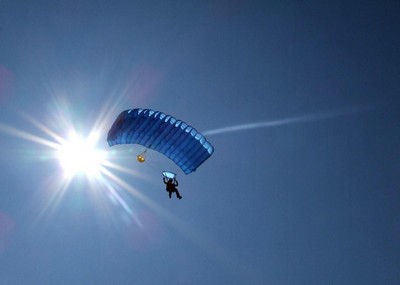 Прыжок с парашютом - одна из причин аэротравматизма