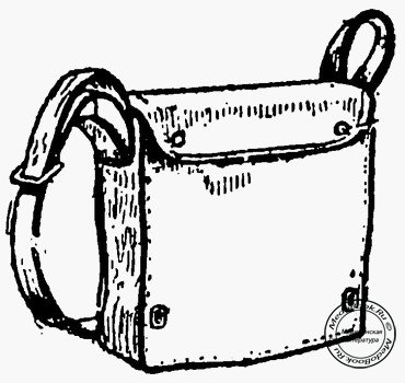 Брезентовая сумка для противогаза