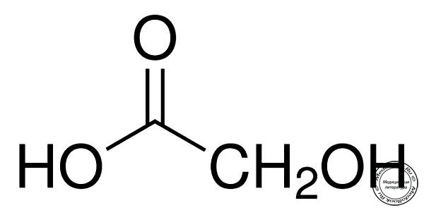 Гликолевая кислота (формула)